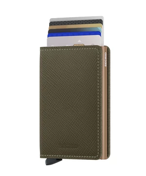 Secrid Slimwallet Saffiano Olive