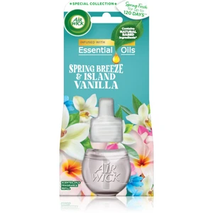 Air Wick Spring Fresh Spring Breeze & Island Vanilla elektrický osviežovač vzduchu náhradná náplň 19 ml