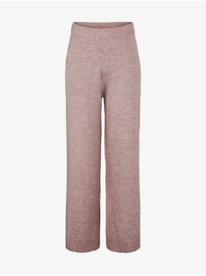 Old Pink Heather Wide Trousers Pieces Cindy - Women