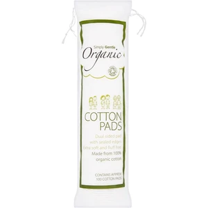 Simply Gentle Organic Cotton Pads vatové tampónky 100 ks