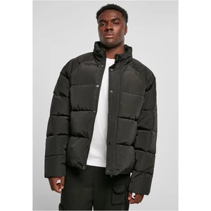 Raglan Puffer Jacket Black