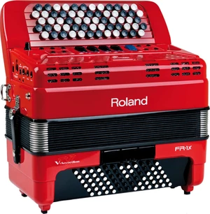 Roland FR-1x Gombíkový akordeón Red