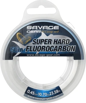 Savage Gear Super Hard Fluorocarbon Átlátszó 0,60 mm 50 m 18,90 kg Zsinór