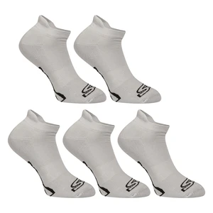 5PACK Styx low gray socks