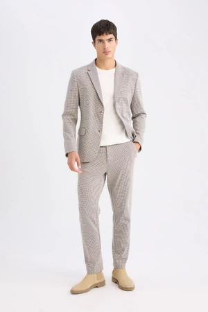 DEFACTO Gabardine Trousers Tailored Regular Fit Pocket Straight Leg