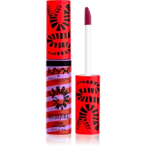 NYX Professional Makeup Beetlejuice Sandworm Swirl žiarivý lesk na pery odtieň 03 Red 8 ml