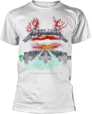 Metallica Tričko Master Of Puppets White M