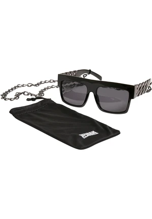 Zakynthos sunglasses with chain black/silver