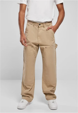 Double Knee Carpenter Union Pants Beige