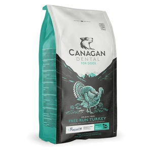 CANAGAN Dental Free run turkey granule pro psy, Hmotnost balení: 12 kg