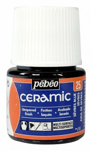 Barva na keramiku Ceramic 45ml – 25 modrá sevres