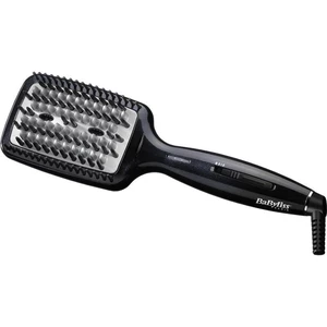 Žehliaca kefa BaByliss HSB101E čierny Parní žehlicí kartáč na vlasy

S ionizátorem
Keramická deska o rozměru 60cm2
LED indikátor zapnutí
Možnost nasta