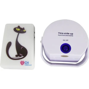 Cat & Hound Cat doorbell Zvonček do dverí pre domácich miláčikov biela  1 ks