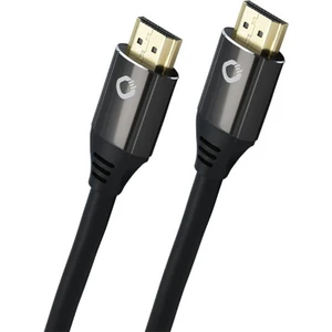 Oehlbach HDMI AV prepojovací kábel [1x HDMI zástrčka - 1x HDMI zástrčka] 0.75 m čierna