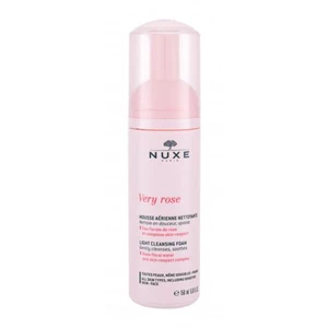 NUXE Very Rose Light 150 ml čistiaca pena pre ženy na veľmi suchú pleť; na citlivú a podráždenú pleť; na dehydratovanu pleť