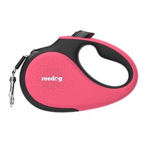 Reedog Senza Premium samonavíjecí vodítko L  50kg / 5m páska / růžové