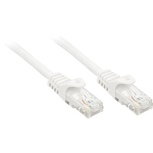 LINDY 48201 RJ45 sieťové káble, prepojovacie káble CAT 6 U/UTP 0.50 m biela s ochranou 1 ks