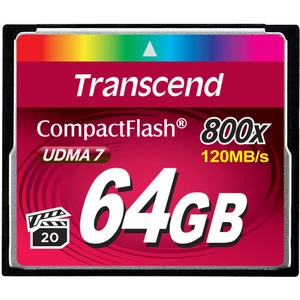 Transcend Premium 800x CF pamäťová karta 64 GB