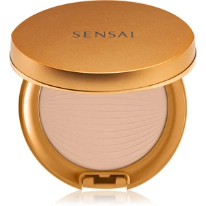 Sensai Silky Bronze Natural Veil Compact kompaktný púdrový make-up pre rozjasnenie a vyhladenie pleti odtieň SC02 Natural 8,5 g