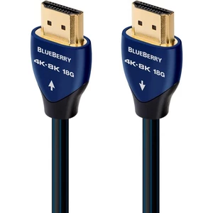 Kábel AUDIOQUEST HDMI 2.0 BlueBerry, 0,6 m (qblueberryhdmi0006) čierny/modrý HDMI 2.0 kábel • dĺžka 0,6 m • podpora až 8K Ultra HD rozlíšenia • spätne