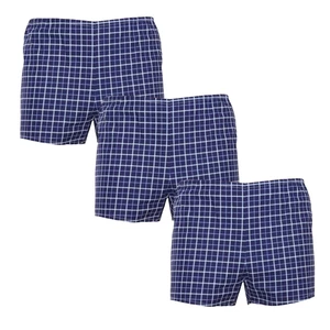 3PACK classic men's boxer shorts Foltýn blue