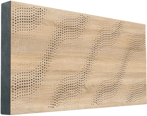 Mega Acoustic FiberPRO120 SineWave Sonoma Oak/Gray Absorpční dřevěný panel