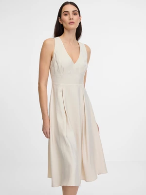 Orsay Krémové dámské šaty - Dámské