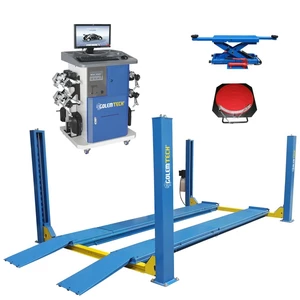 Set 5 ECONOMIC: Čtyřsloupový zvedák 5 t, přízdvih, geometrie G-818 - Golemtech