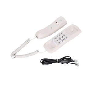 Telephone Dial Phones Phone White Household Landline Electrical Product Telephones Multi-purpose Multi-function Line