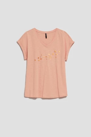 Women's T-shirt Moodo - pink