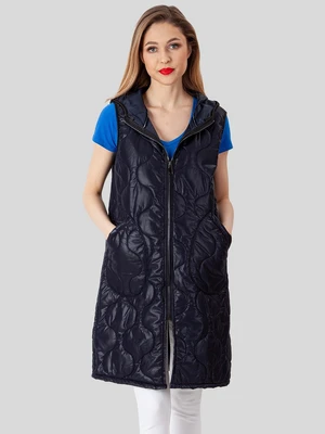 PERSO Woman's Vest BLE225302F Navy Blue