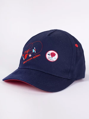 Yoclub Kids's Boy's Baseball Cap CZD-0628C-A100 Navy Blue