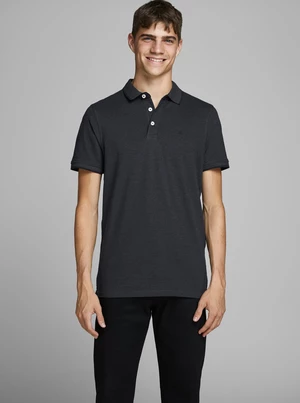 Dark grey Jack & Jones Paulos Polo T-Shirt - Men