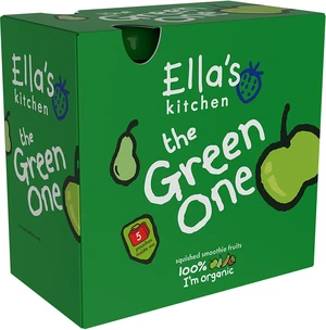 Ella's Kitchen BIO GREEN ONE Kiwi s jablkem a banánem 5 x 90 g