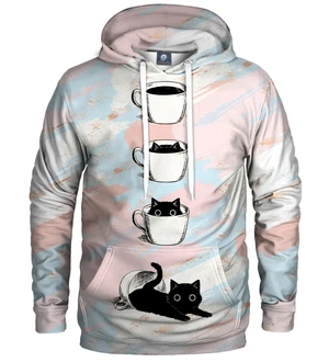 Aloha From Deer Unisex's Black Catfee Hoodie H-K AFD658