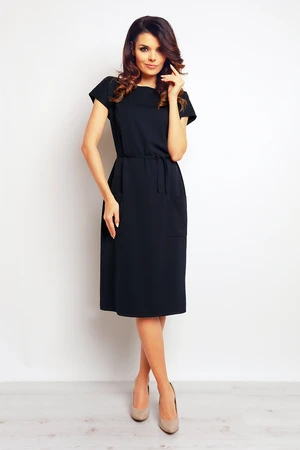 Infinite You Woman's Dress M085 Navy Blue