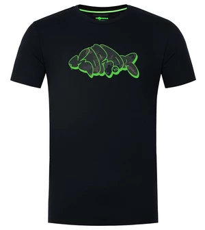 Korda tričko outline tee black - xl