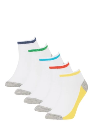 DEFACTO Size 5-Pack Cotton Ankle Socks