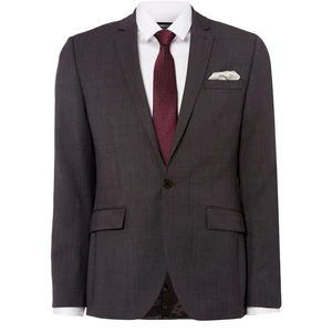 Kenneth Cole Bleekman Slim Fit Pindot Suit Kurtka