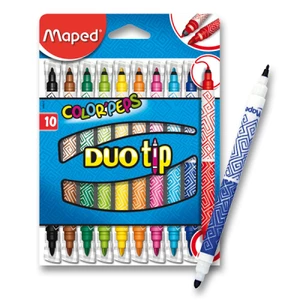 Dětské fixy Color‘ Peps Duo Tip, 10 barev