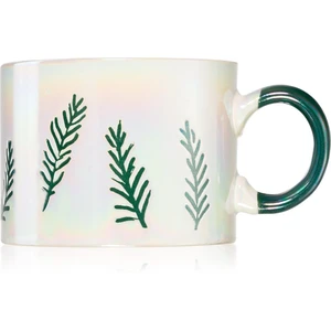 Paddywax Cypress & Fir Ceramic Mug White vonná svíčka 226 g