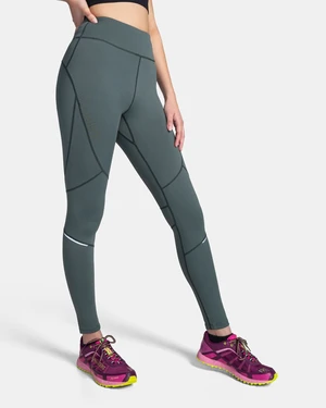 Women's fitness leggings Kilpi LAMIRAE-W Dark green