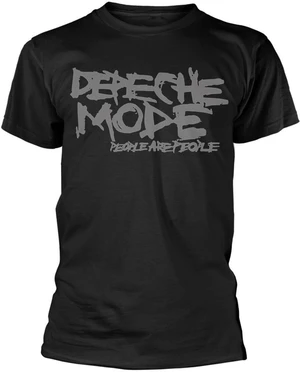 Depeche Mode Camiseta de manga corta People Are People Black M