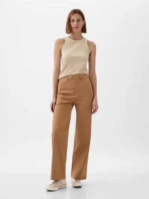 GAP High Stride Wide Leg Trousers - Ladies