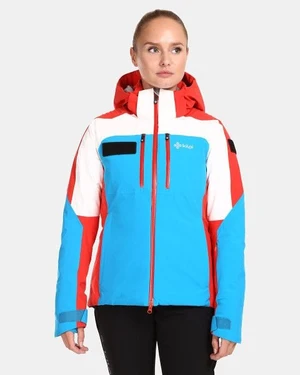 Women's ski jacket Kilpi DEXEN-W blue/red