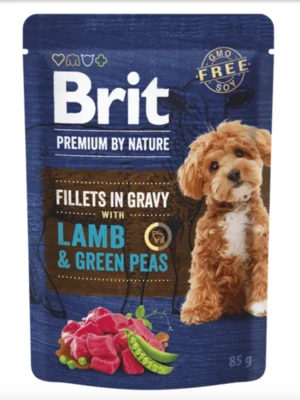 Brit Premium by Nature Adult Gravy Lamb/Green Peas - 85g