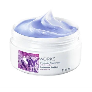 Avon Levandulový zklidňující krém na nohy Foot Works (Overnight Treatment) 150 ml