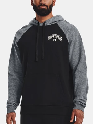 Under Armour Sweatshirt UA Rival WM Colorblock HD-BLK - Mens