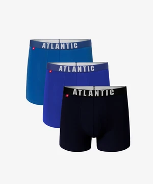 Men's Sport Boxers ATLANTIC 3Pack - turquoise/blue/navy