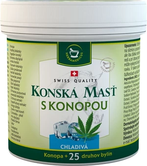 Herbamedicus Konská chladivá masť s konopou 250 ml